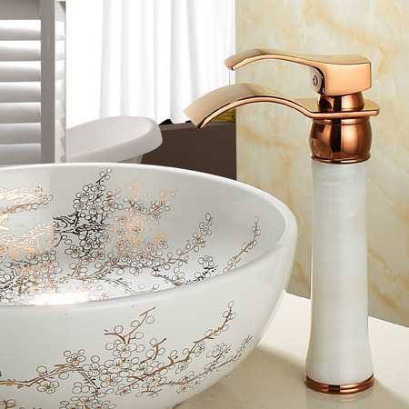 Waterfall One Hole Bathroom Faucet