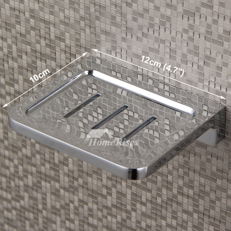 Metal Luxury Soap Dispenser Holder, Modern Bathroom Shower