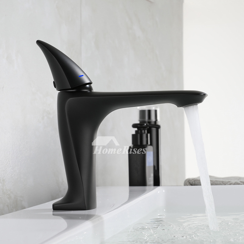Brushed Gold/ Matte Black/ Gray Bathroom Faucet Solid Brass Modern