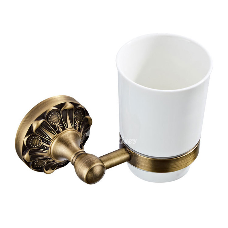 Vettsy Crown Brush Holder-Gold