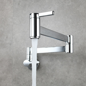 Wall Mount Pot Filler Faucet Chrome/ Brushed Silver/ Brushed Gold/ Polished Brass/ ORB Folding