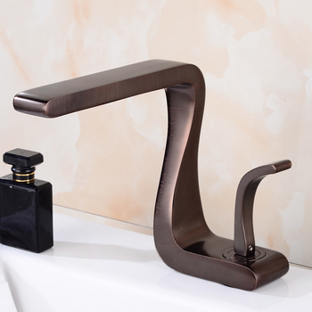 Brass One Hole Bathroom Faucets Brushed Bronze/ Oil Rubbed Bronze/ Brushed Nickel/ Chrome Luxury