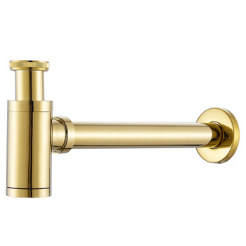 Recessed Drainage Pipe Bathroom Washbasin Stopper Polished Gold Antique Brass