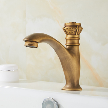 Discount Brass One Hole Bathroom Faucets On Sale Antique Brass/ Oil Rubbed Bronze