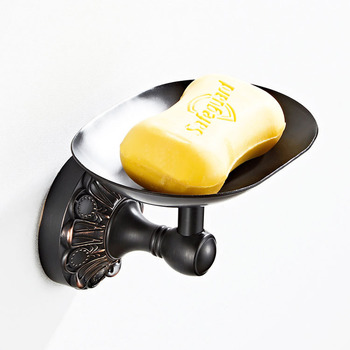 Brass Carved Soap Dish Holder For Shower Wall Mount Oil Rubbed Bronze Bathroom