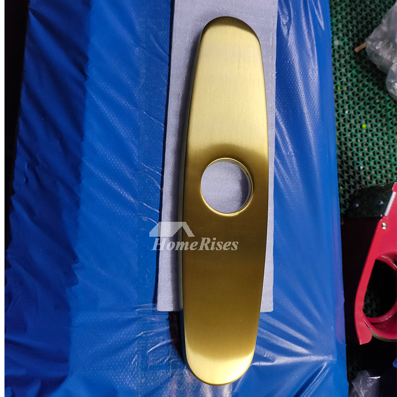 10 inch Polished Brass / Brushed Brass Sink Hole Cover Deck Plate for