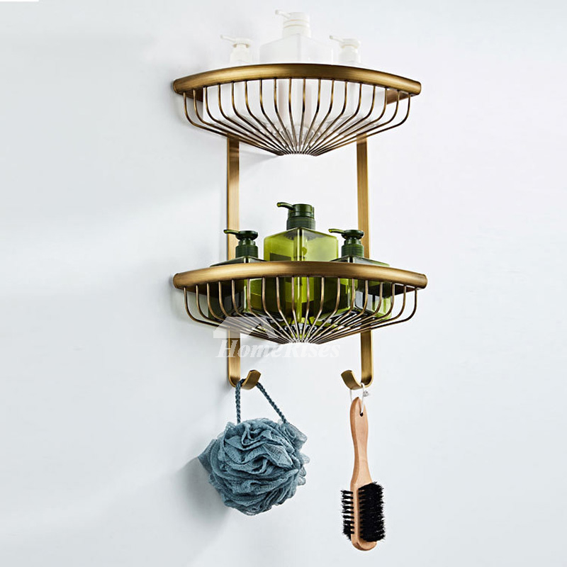 https://www.homerises.com/images/im/202209/HOIS827914/Wall-Mount-Corner-Bathroom-Shelf-Antique-Brass-Two-Tier-Shower-Caddy-Basket-Hardware-HOIS827914-2.jpg