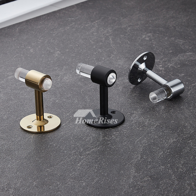 Gold/ Black/ Silver Bathroom Robe Hook Small Brass and Acrylic Wall Mount  Coat Hooks Vintage