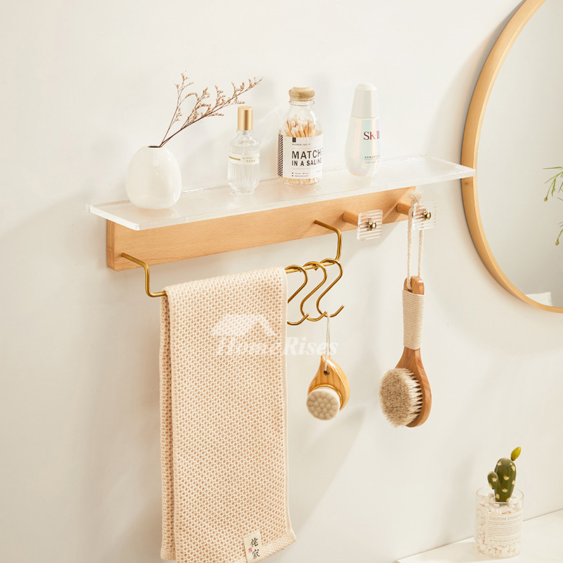 https://www.homerises.com/images/im/202209/HOIS831214/Acrylic-Cosmetic-Storage-Rack-Walnut-Wood-Wall-Mount-Bathroom-Shelves-Vintage-Beech-Wood-HOIS831214-10.jpg