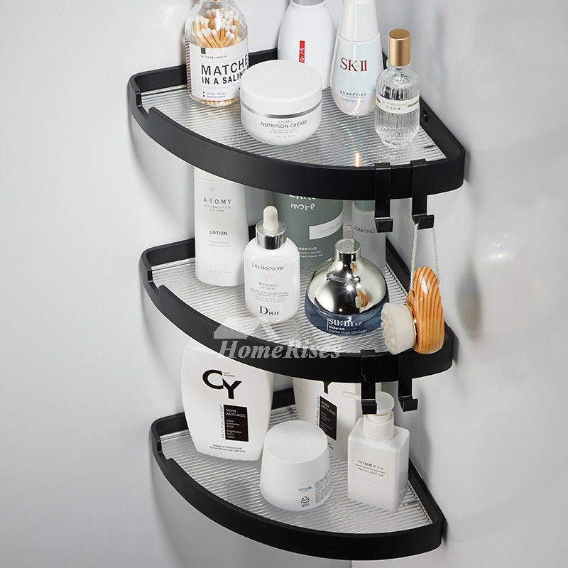 Acrylic Bathroom Corner Shelf, Acrylic Bathroom Shelves