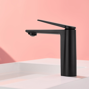 Matte Black Bathroom Faucets Brass Modern White One Hole Chrome Wash Basin Lavatory Faucet
