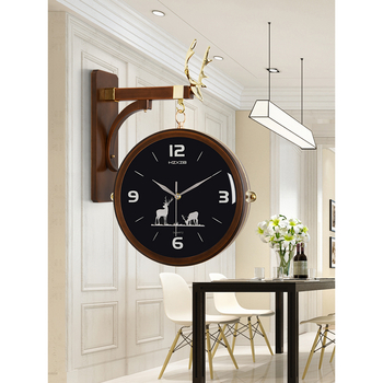 Decorative Double Sided Wall Clock Dear Dining Room Silent Modern Luxury Wall Clocks