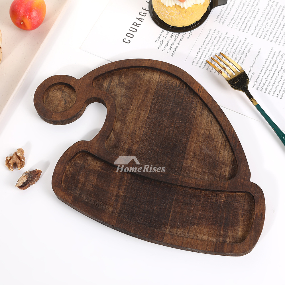 Christmas Tableware Tray Cute Home Wooden Christmas Tree Fruit Plate Cake Dessert Grid Wooden Plate Christmas Tableware Tray Cute Home Wooden Christmas Tree Fruit Plate Cake Dessert Grid Wooden Plate