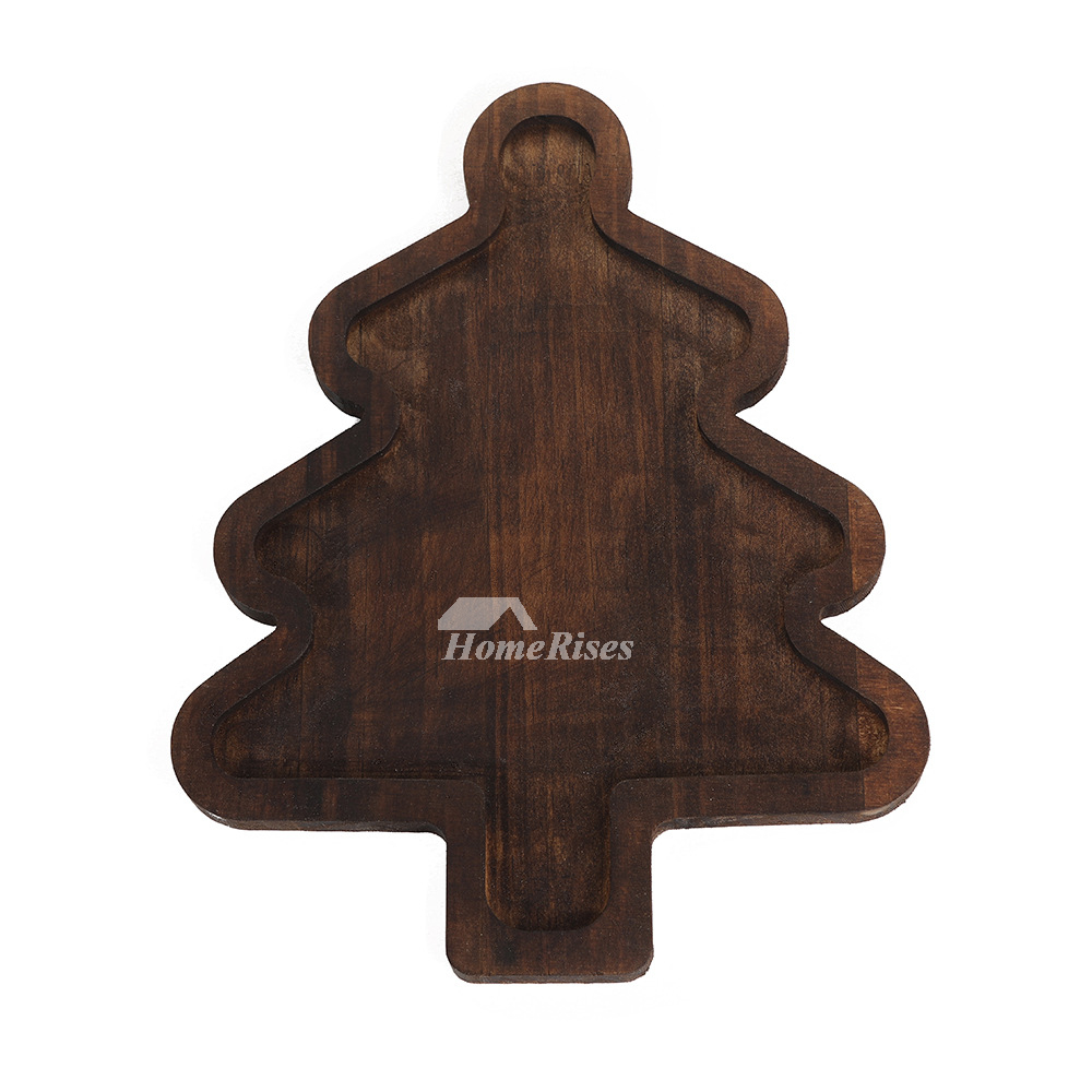 Christmas Tableware Tray Cute Home Wooden Christmas Tree Fruit Plate Cake Dessert Grid Wooden Plate Christmas Tableware Tray Cute Home Wooden Christmas Tree Fruit Plate Cake Dessert Grid Wooden Plate