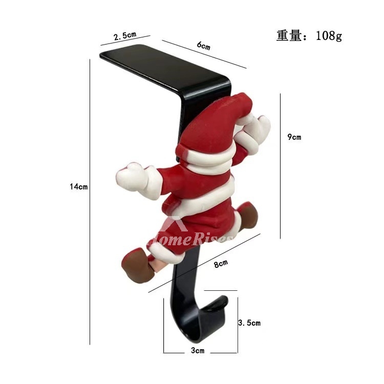 4 Pack Christmas Hook Christmas Decoration Stockings Metal Hook Stockings Halloween Hooks 4 Pack Christmas Hook Christmas Decoration Stockings Metal Hook Stockings Halloween Hooks