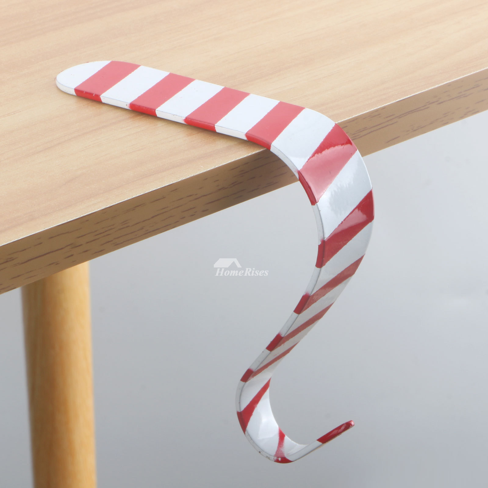 4 Pack Fireplace Hook Christmas Stocking Hook Metal Decorative Hook Red, White, Green and White Hook 4 Pack Fireplace Hook Christmas Stocking Hook Metal Decorative Hook Red, White, Green and White Hook