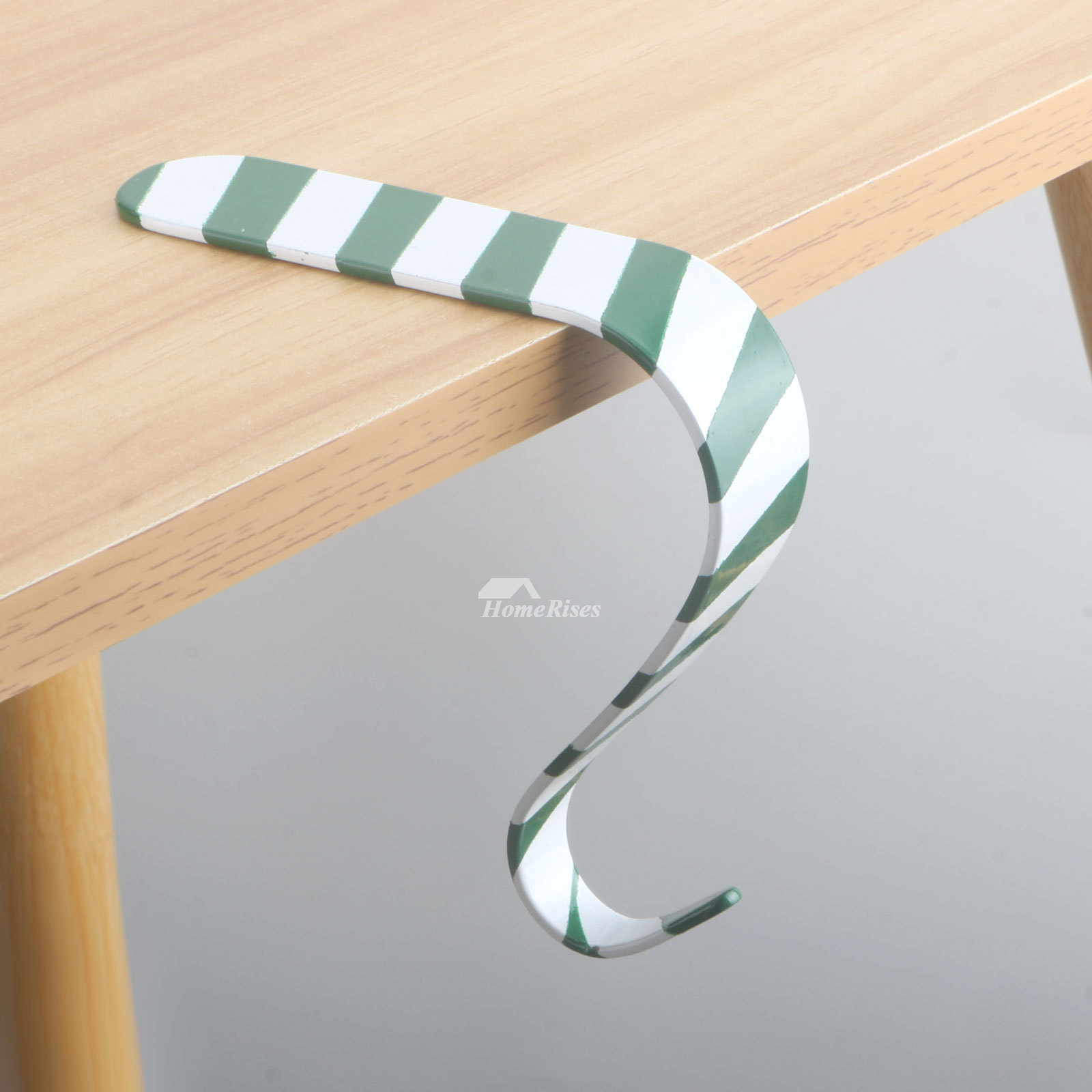 4 Pack Fireplace Hook Christmas Stocking Hook Metal Decorative Hook Red, White, Green and White Hook 4 Pack Fireplace Hook Christmas Stocking Hook Metal Decorative Hook Red, White, Green and White Hook