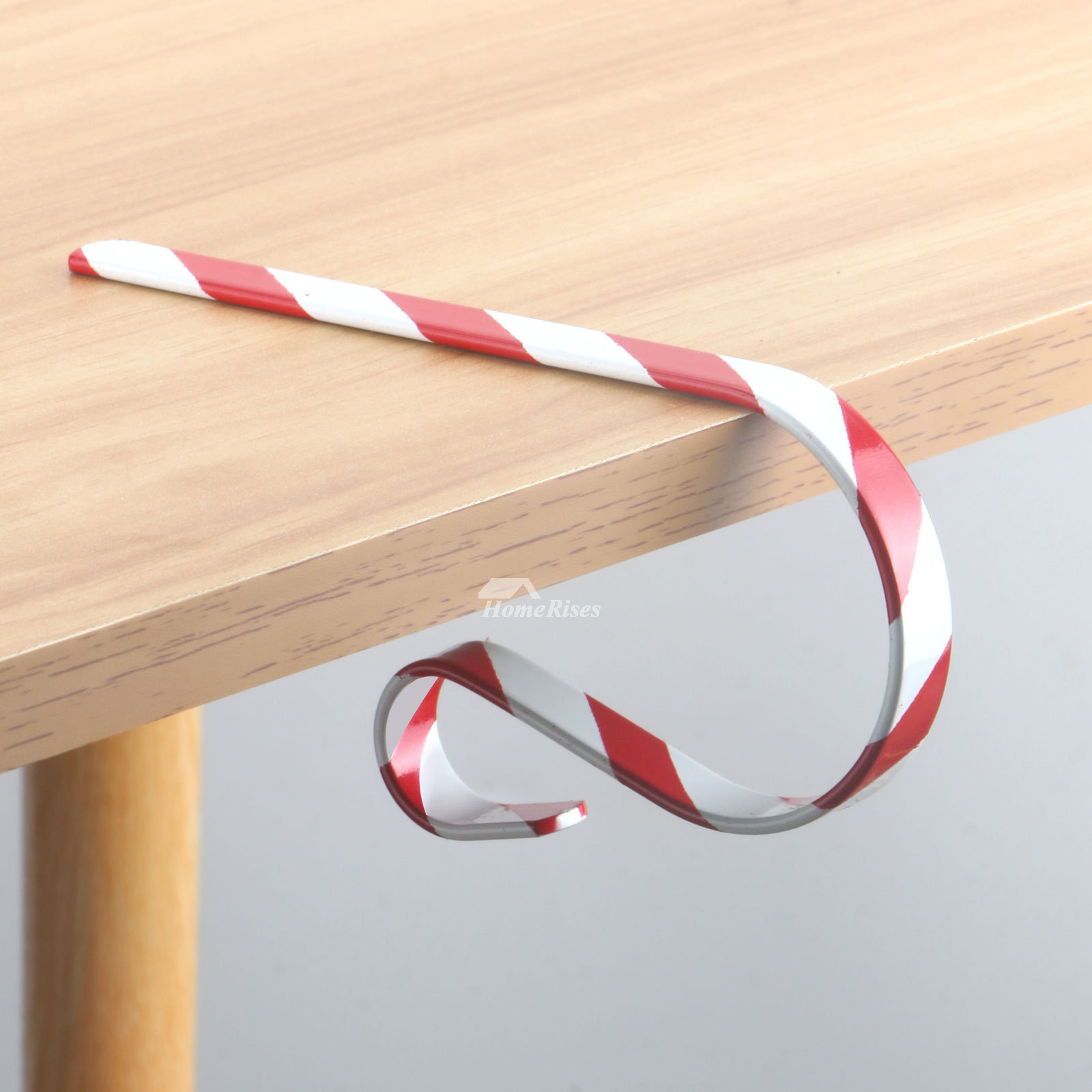 4 Pack Fireplace Hook Christmas Stocking Hook Metal Decorative Hook Red, White, Green and White Hook 4 Pack Fireplace Hook Christmas Stocking Hook Metal Decorative Hook Red, White, Green and White Hook
