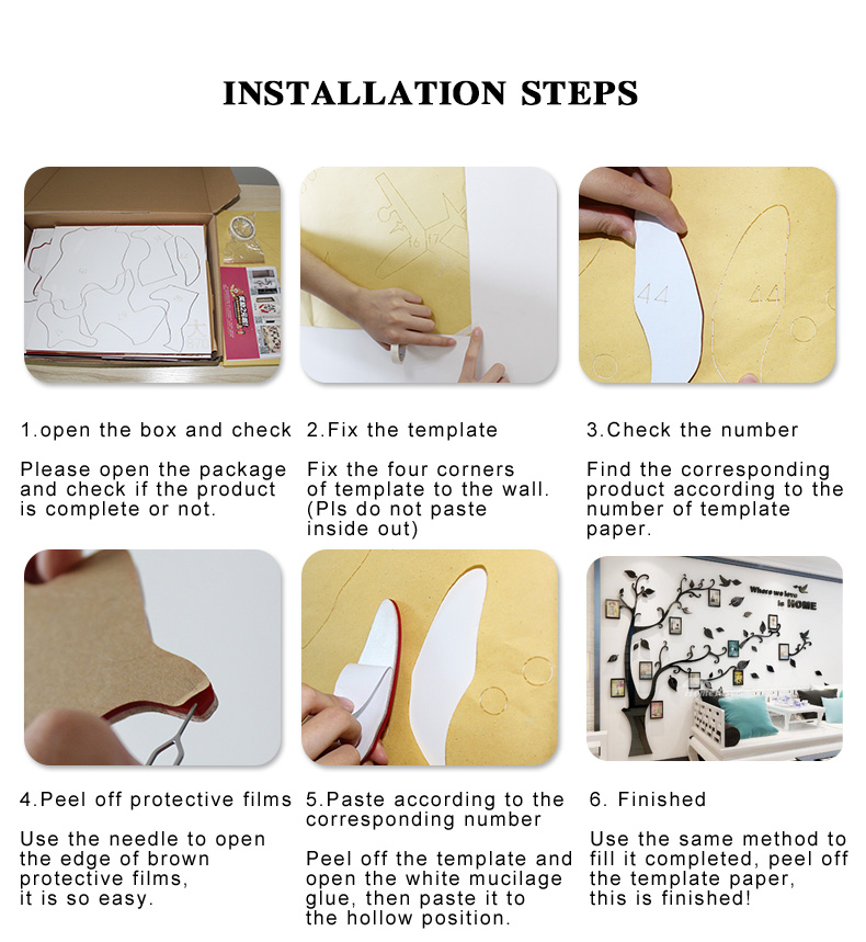Wall Stickers Installation