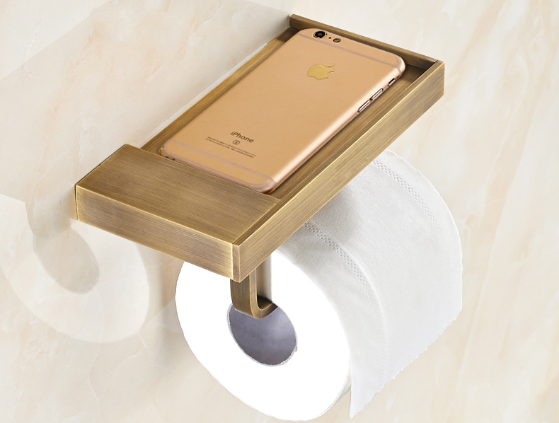 DIY Simple Brass Toilet Paper Holder